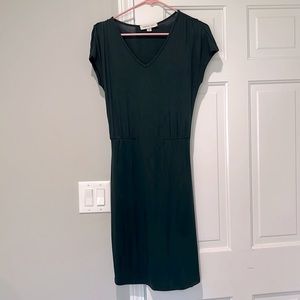 Forest Green Amour Vert V-Neck Dress